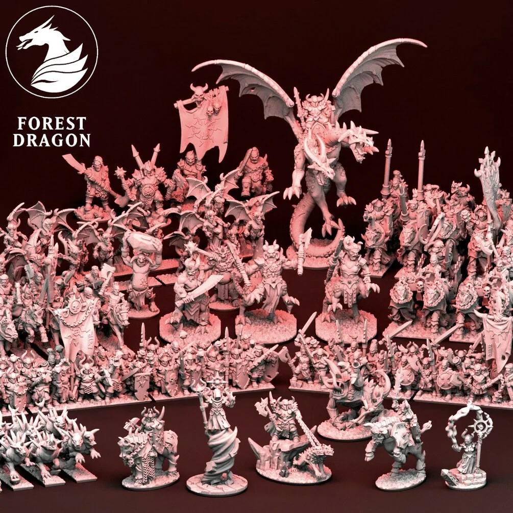 2K Despoiler Army -  - 10mm - Forest Dragon