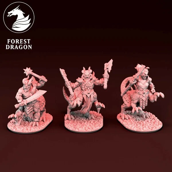 Lizard Ogre Unit - Despoilers - 10mm - Forest Dragon