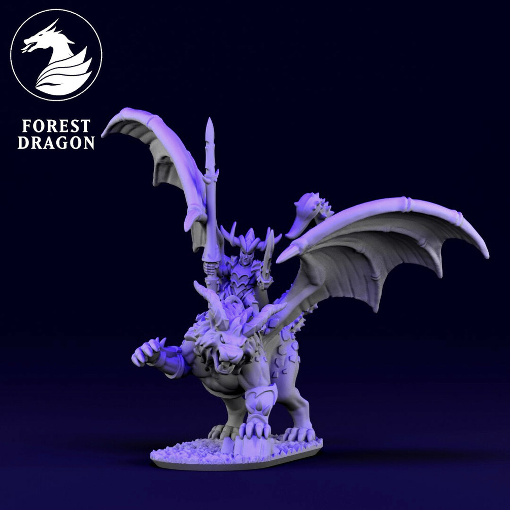 Manticore Unit - Dire Elves - 10mm - Forest Dragon