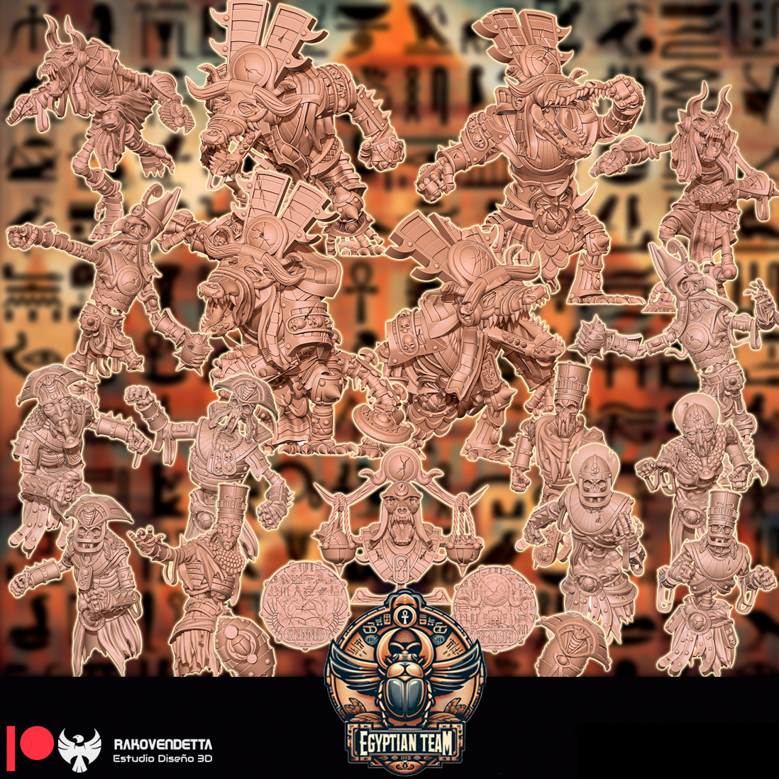 Khemri Bloodbowl Team - Rakovendetta