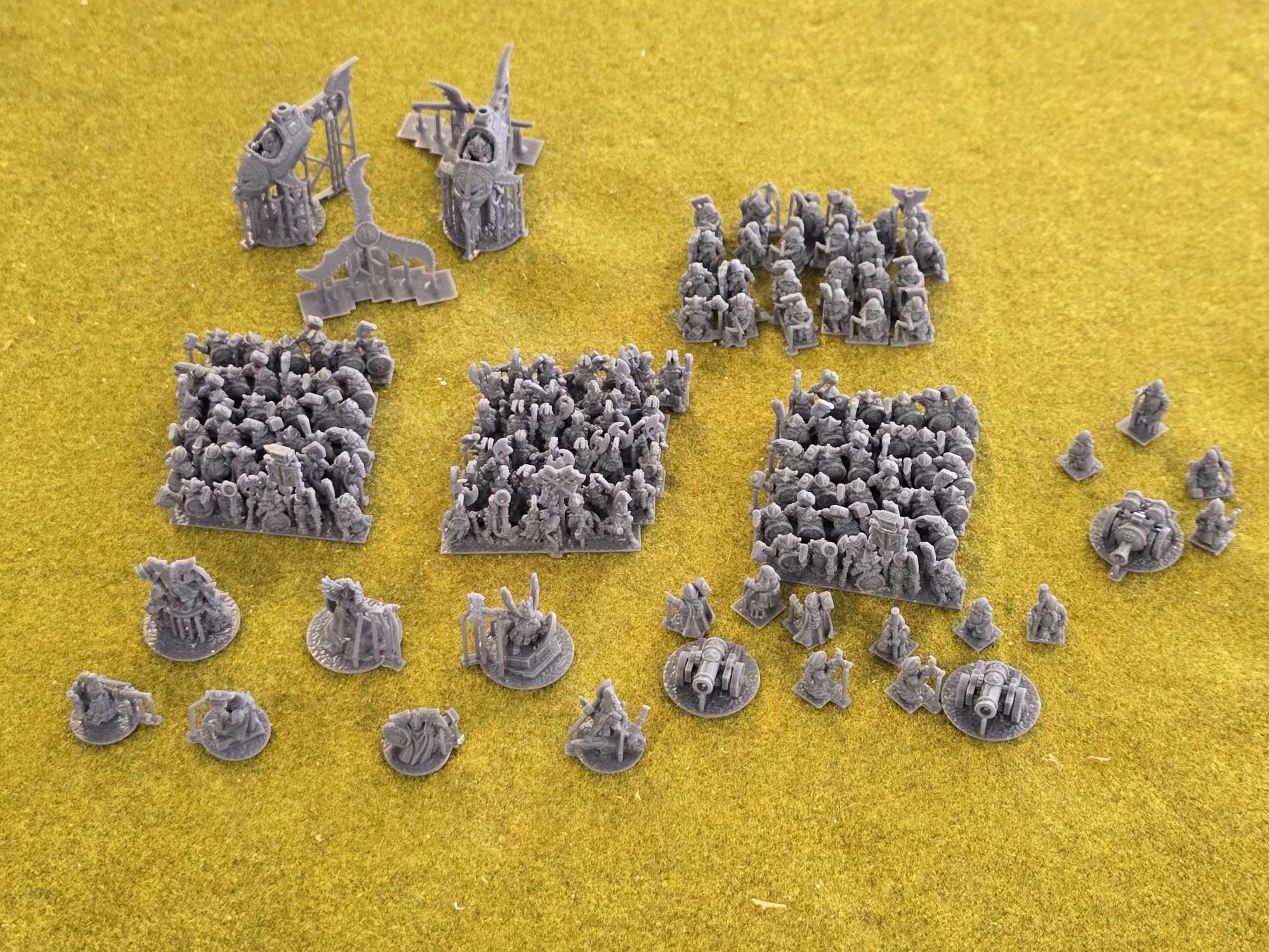 1K Dwarf Army - 10mm - Forest Dragon