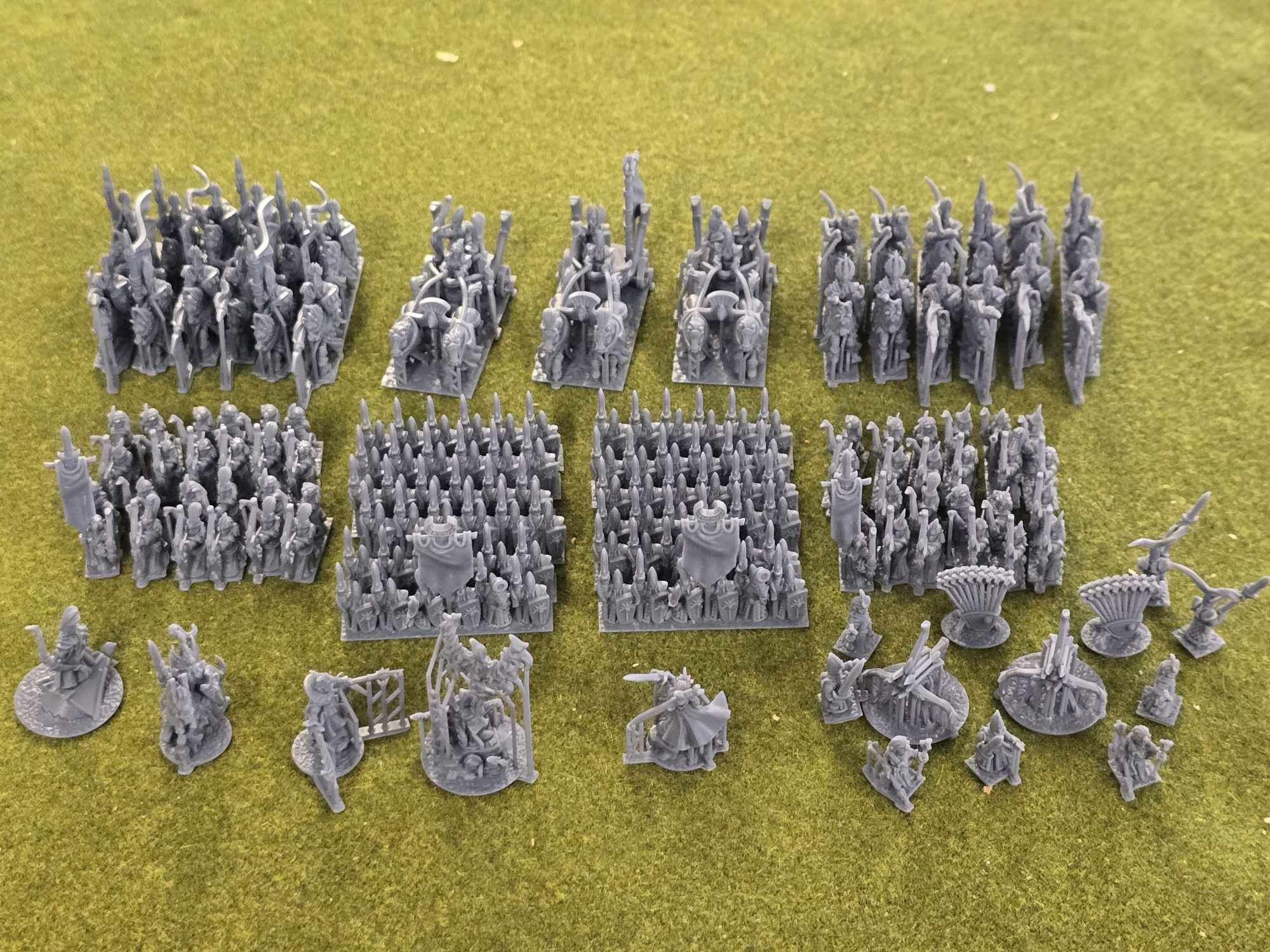 1K Army - Noble Elfs - 10mm - Forest Dragon