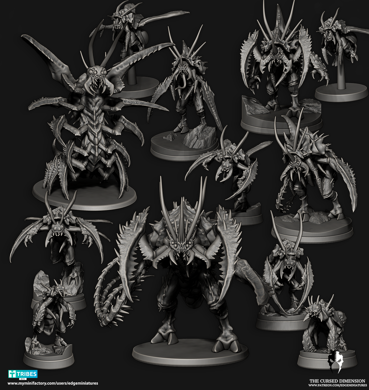 Hive Aliens 28mm - Edge Miniatures