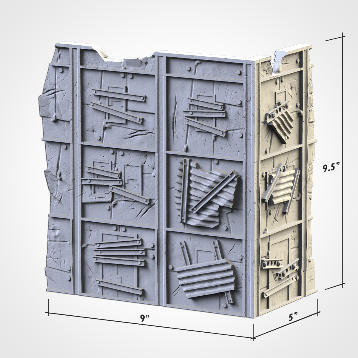 WTC Large Ruin 03 - post appocalyptic - 10mm to 32mm