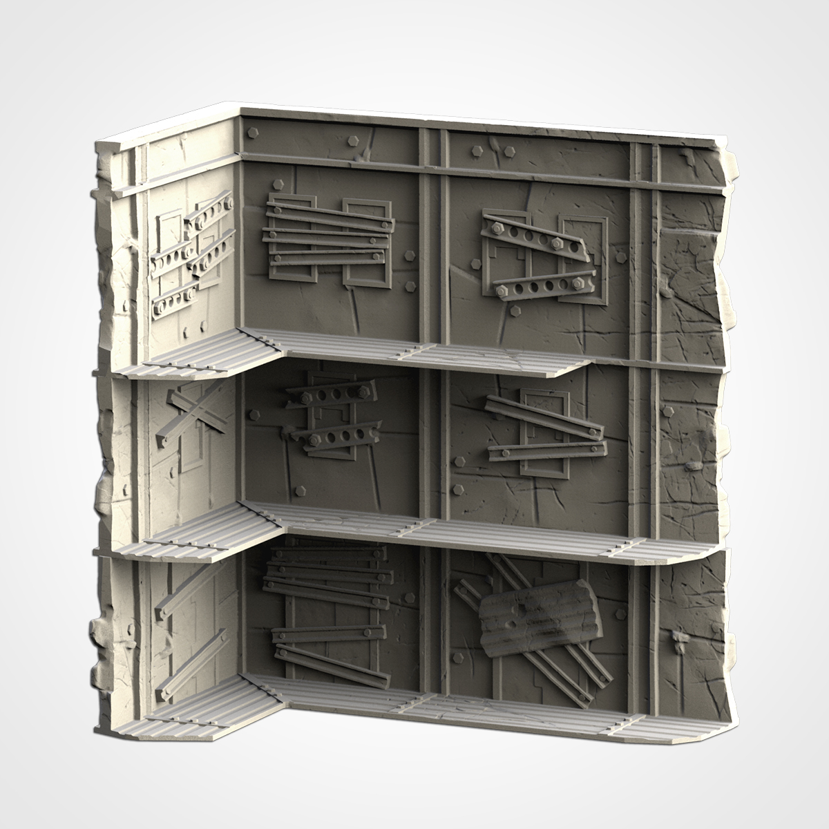 WTC Large Ruin 04 - post appocalyptic - 10mm to 32mm