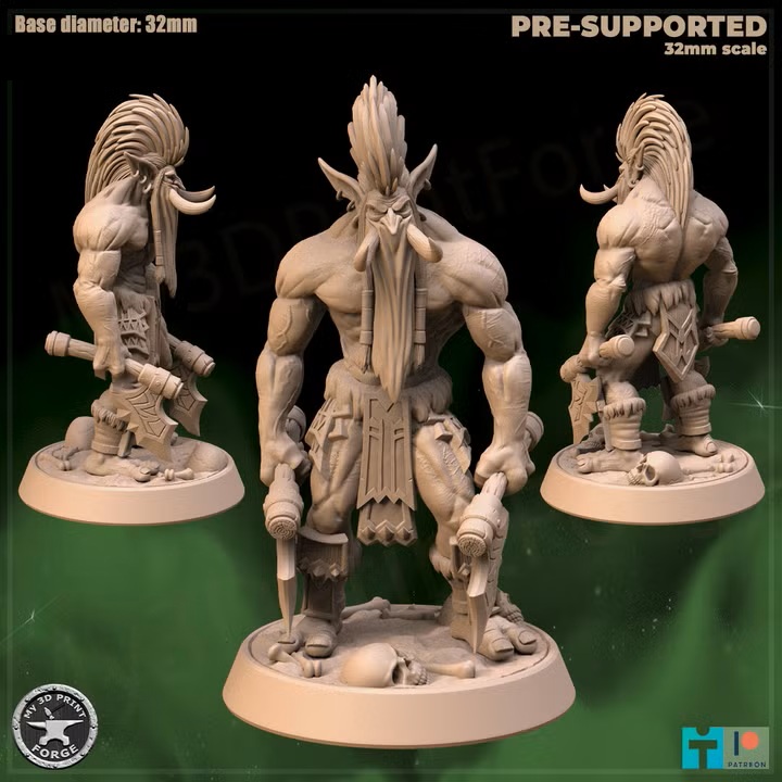 Zuljin Standing - Amani Trolls 32mm - 260903