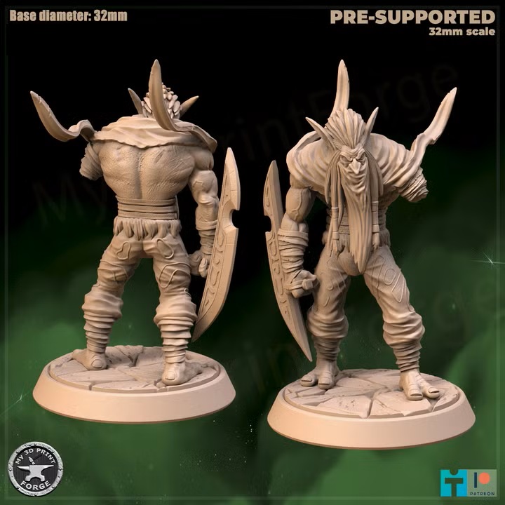 Zul-jin-nohand - Standing - Amani Trolls 32mm - 260906