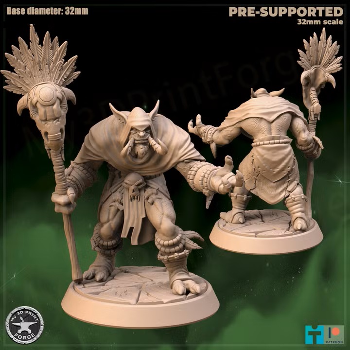 Amani Lao Speaker Attacking - Amani Trolls 32mm - 260910