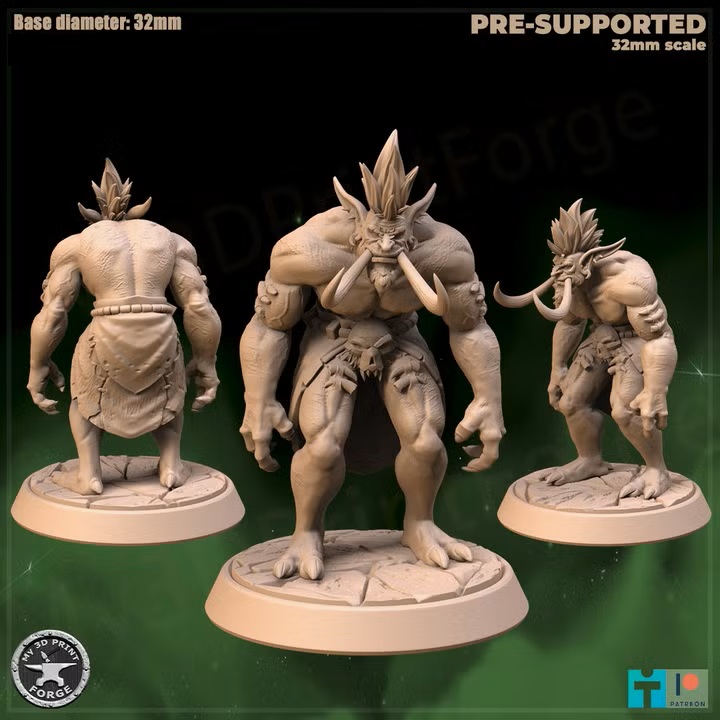 Tribe Troll1 - Amani Trolls 32mm - 260911