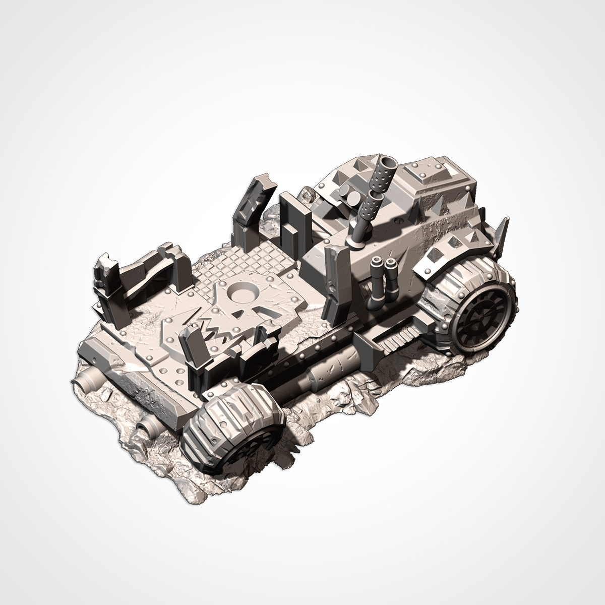 OrK Buggies Destroyed - Sci fi - 28-32mm - Txarli Factory