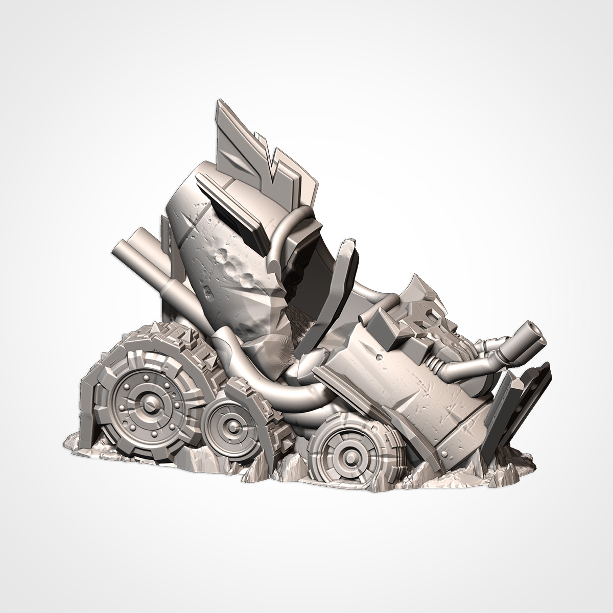 OrK Buggies Destroyed - Sci fi - 28-32mm - Txarli Factory