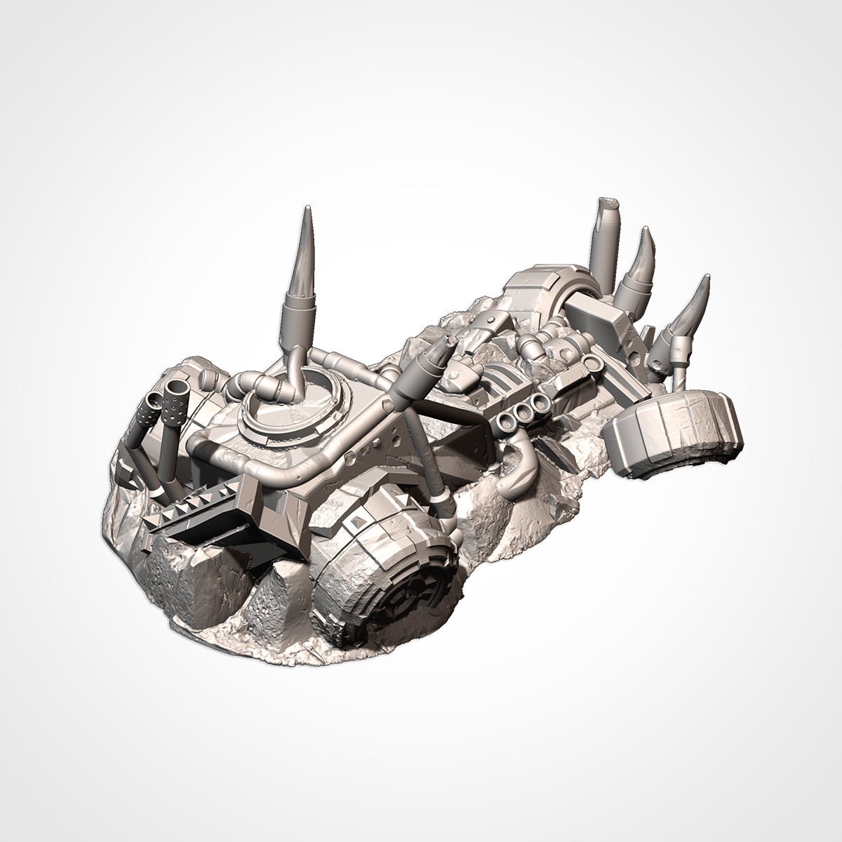 OrK Buggies Destroyed - Sci fi - 28-32mm - Txarli Factory