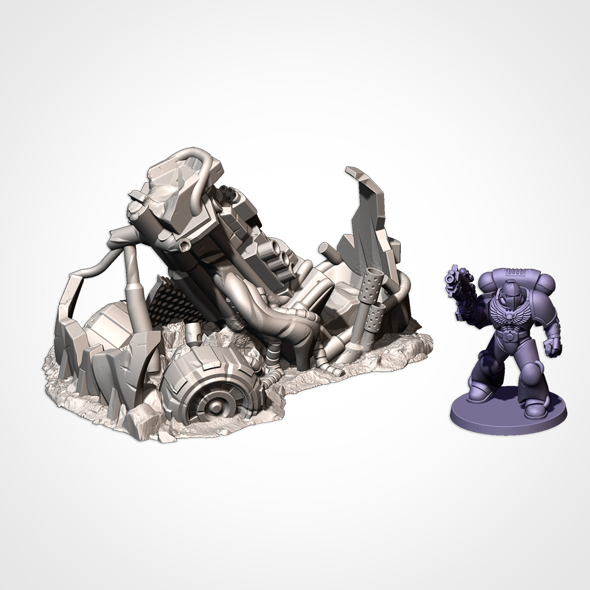 OrK Buggies Destroyed - Sci fi - 28-32mm - Txarli Factory