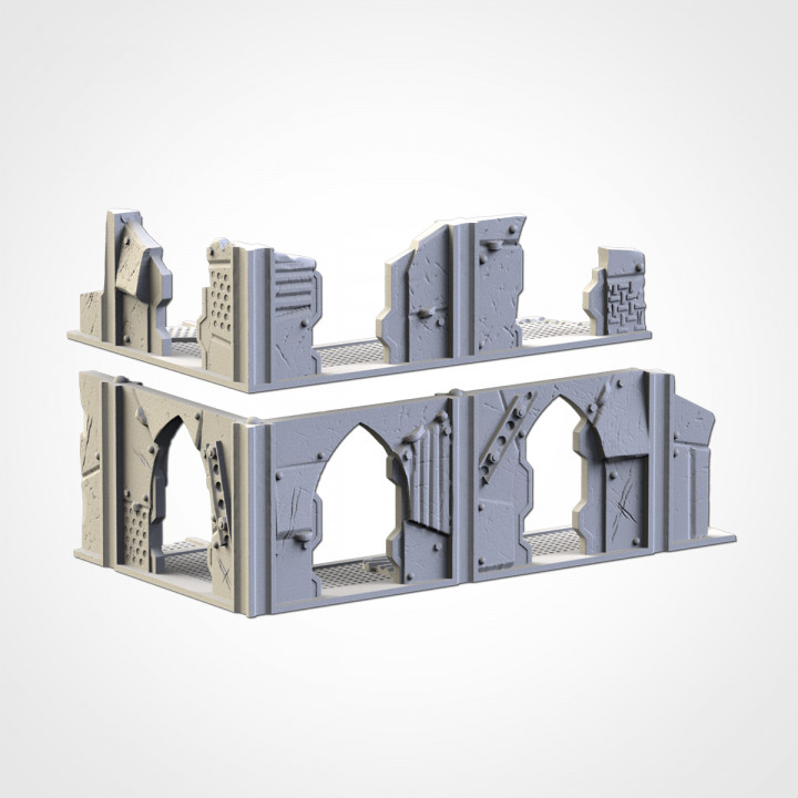 WTC Small Ruin 01 - post appocalyptic - 10mm to 32mm