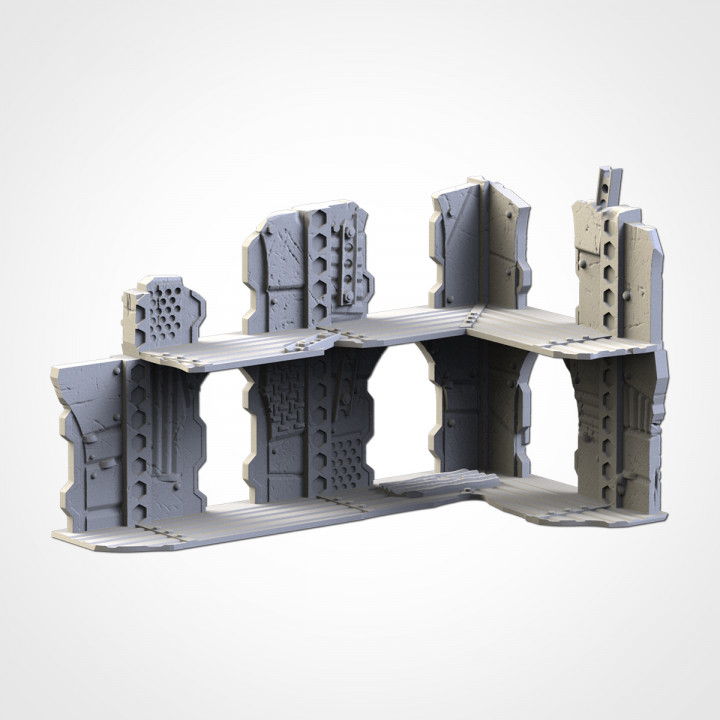 WTC Small Ruin 03 - post appocalyptic - 10mm to 32mm