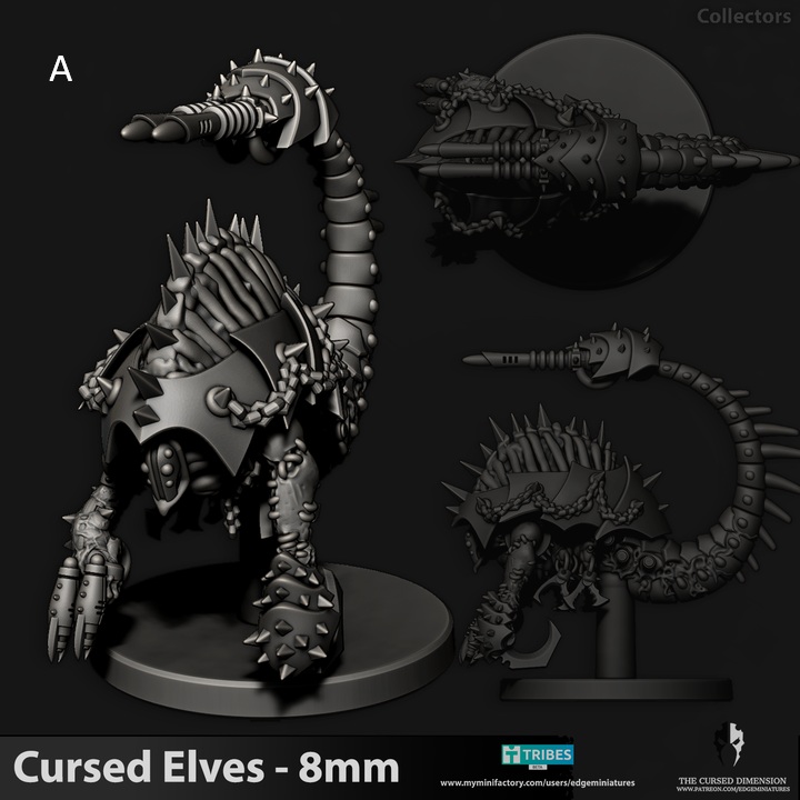 Collectors - Cursed Elves 8mm - Edge Miniatures