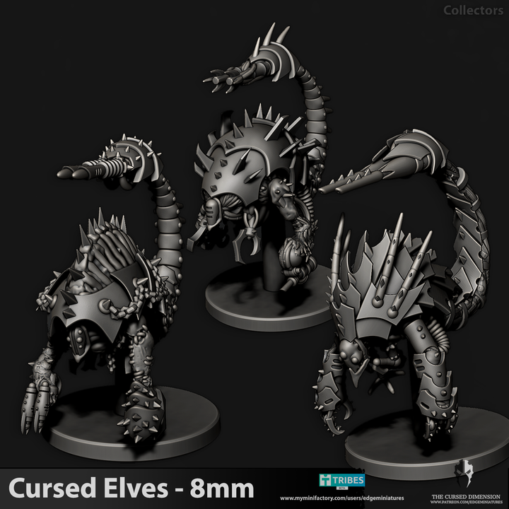 Collectors - Cursed Elves 8mm - Edge Miniatures
