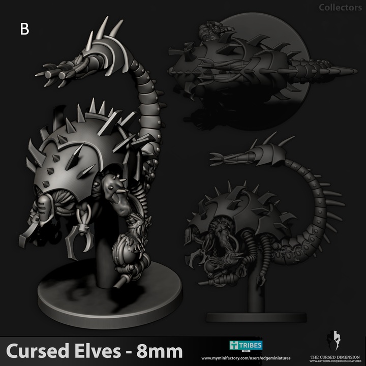 Collectors - Cursed Elves 8mm - Edge Miniatures