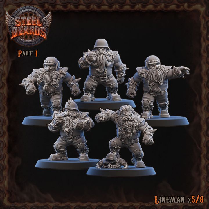 Steel Beards Part.1 Bloodbowl Team