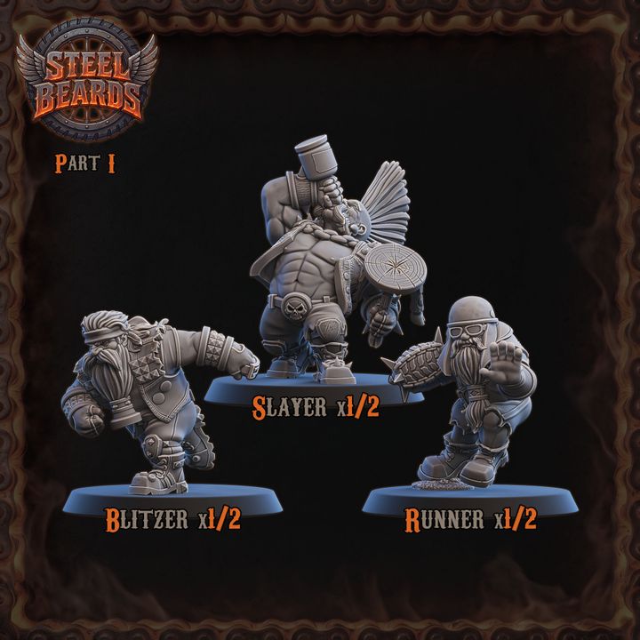 Steel Beards Part.1 Bloodbowl Team