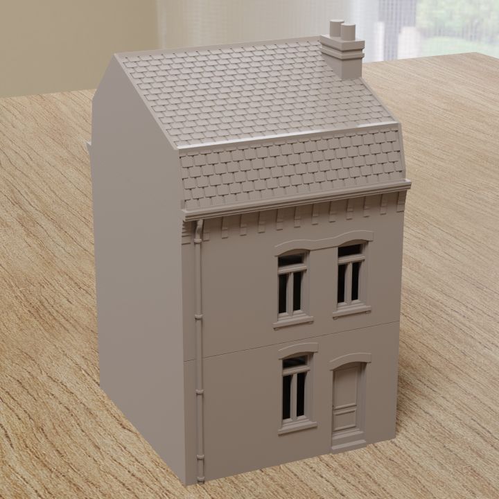 Dunkirk Row House DST1 – WW2 French Townhouse 15mm - 28mm