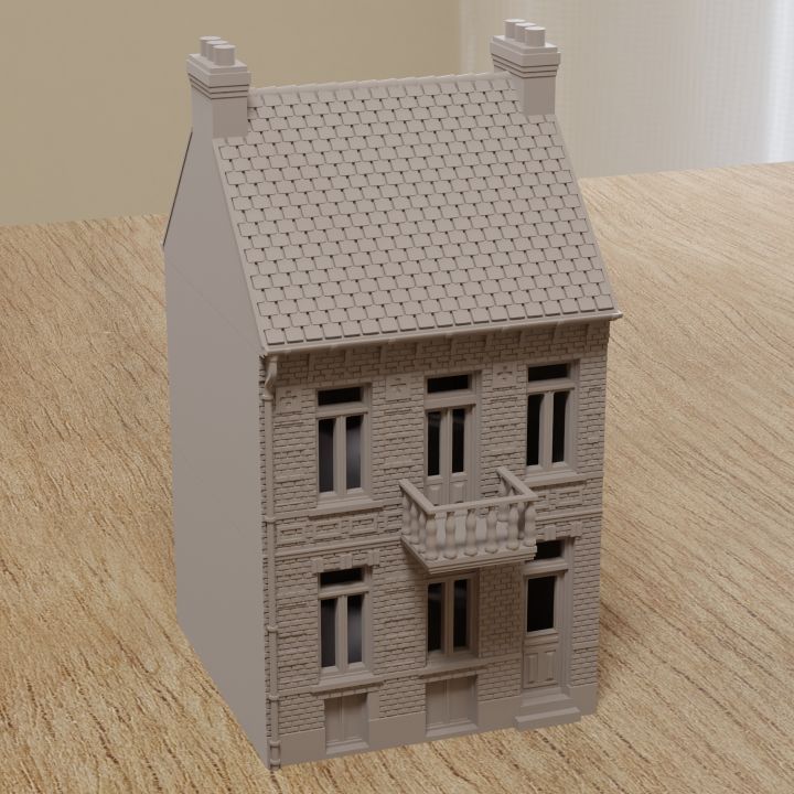 Dunkirk Row House DST2 – WW2 French Townhouse 15mm - 28mm