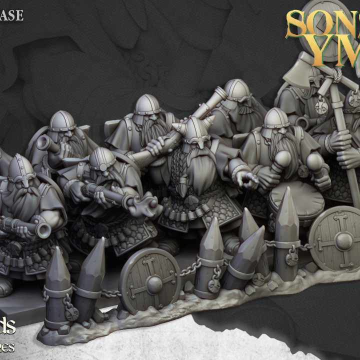 Dwarf Marksmen Unit - 25mm to 32mm - Sons of YMIR