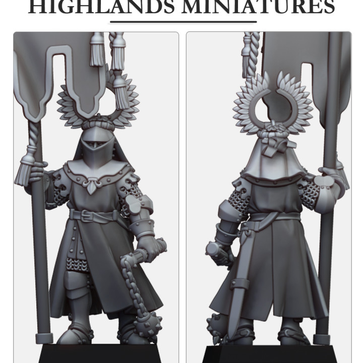 Gallia Battle Standard - 25mm to 32mm - Highland Miniatures