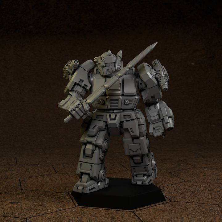 Grand Titan Swordmaster For American Mecha - Battletech