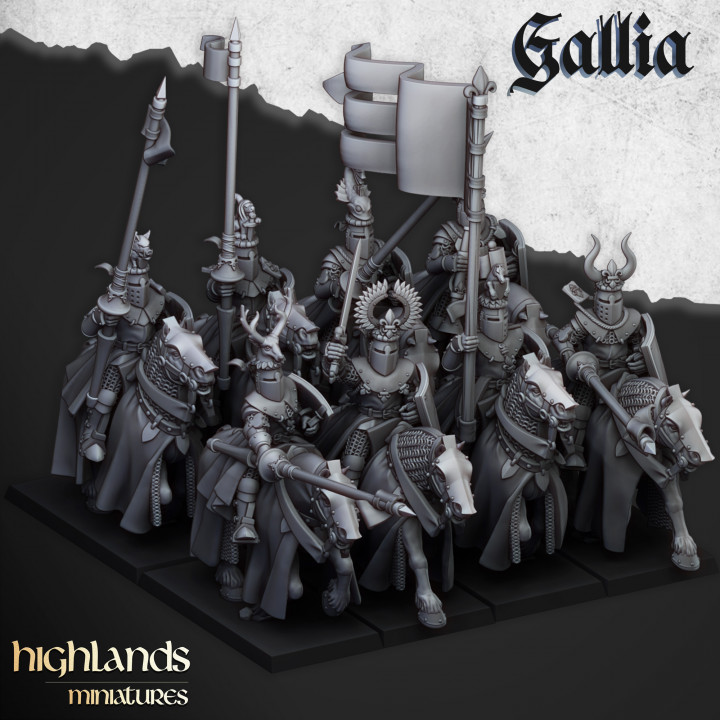 Knights of Gallia - 25mm to 32mm - Highland Miniatures
