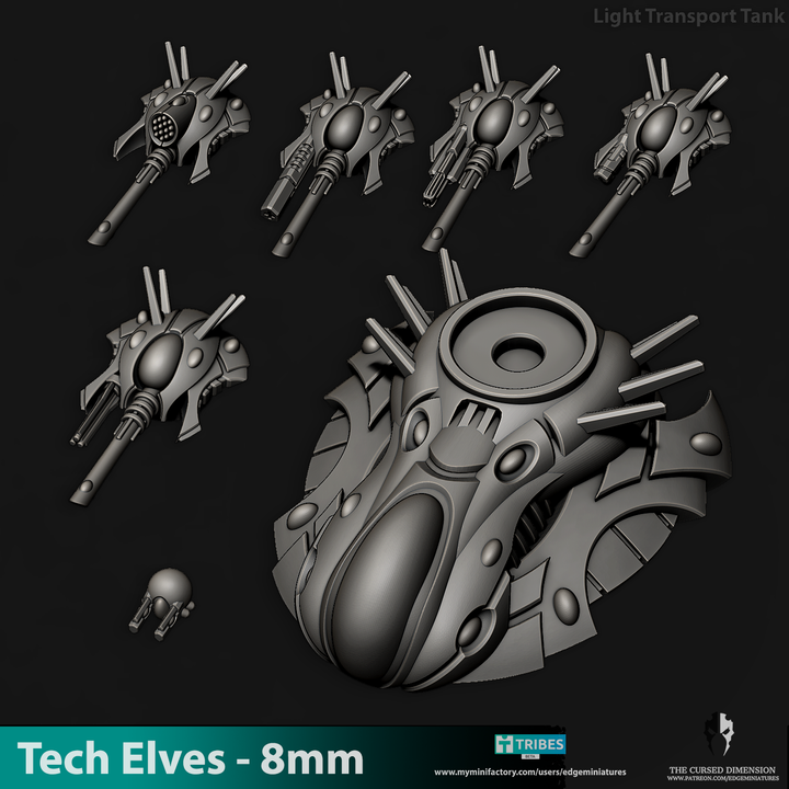 Light Transport Tank - 8mm - Edge Miniatures