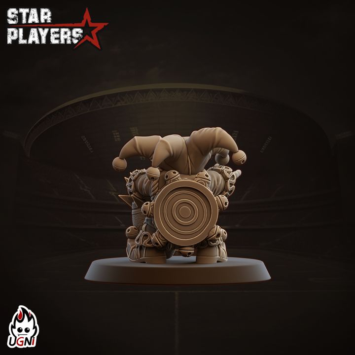 Halfling & Ogre Star Player - Ugni Miniatures