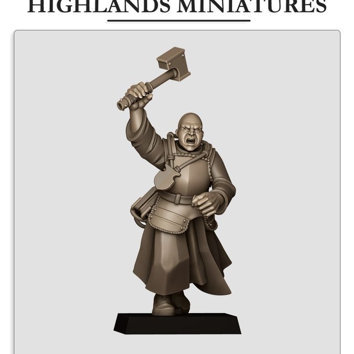 Sunland Battle Priest 2 - 25mm to 32mm - Sunland