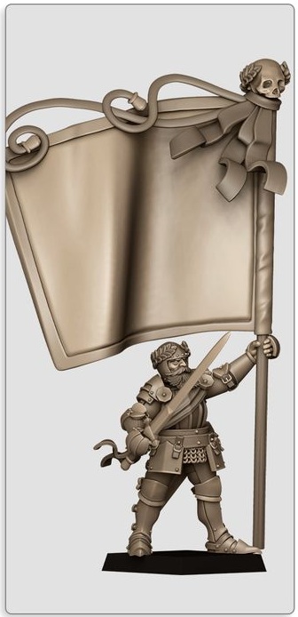 BSB on Foot with Blank Banner - 25mm to 32mm - Sunland