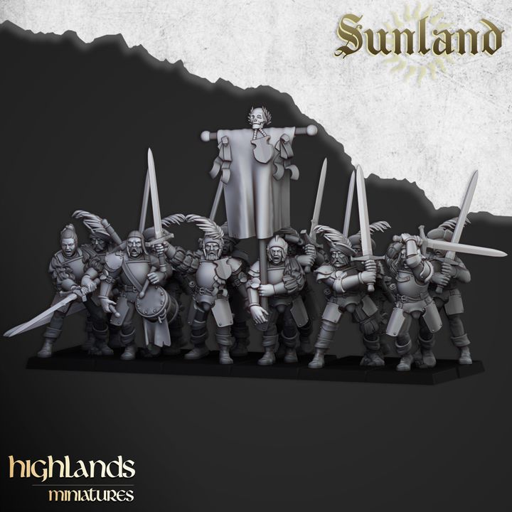 Landsknechts Unit - 25mm to 32mm - Sunland