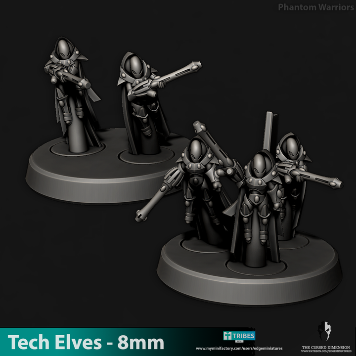 Phantom Warriors 8mm - Tech Elves
