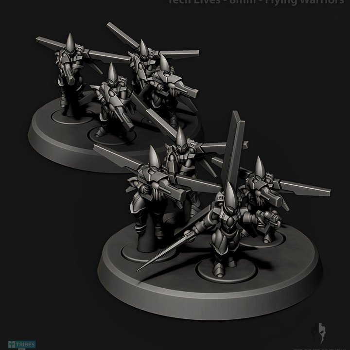 Flying Warriors 8mm - Tech Elves