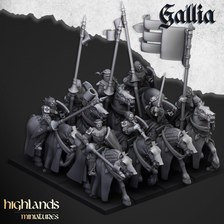 Young Knights of Gallia - 25mm to 32mm - Highland Miniatures