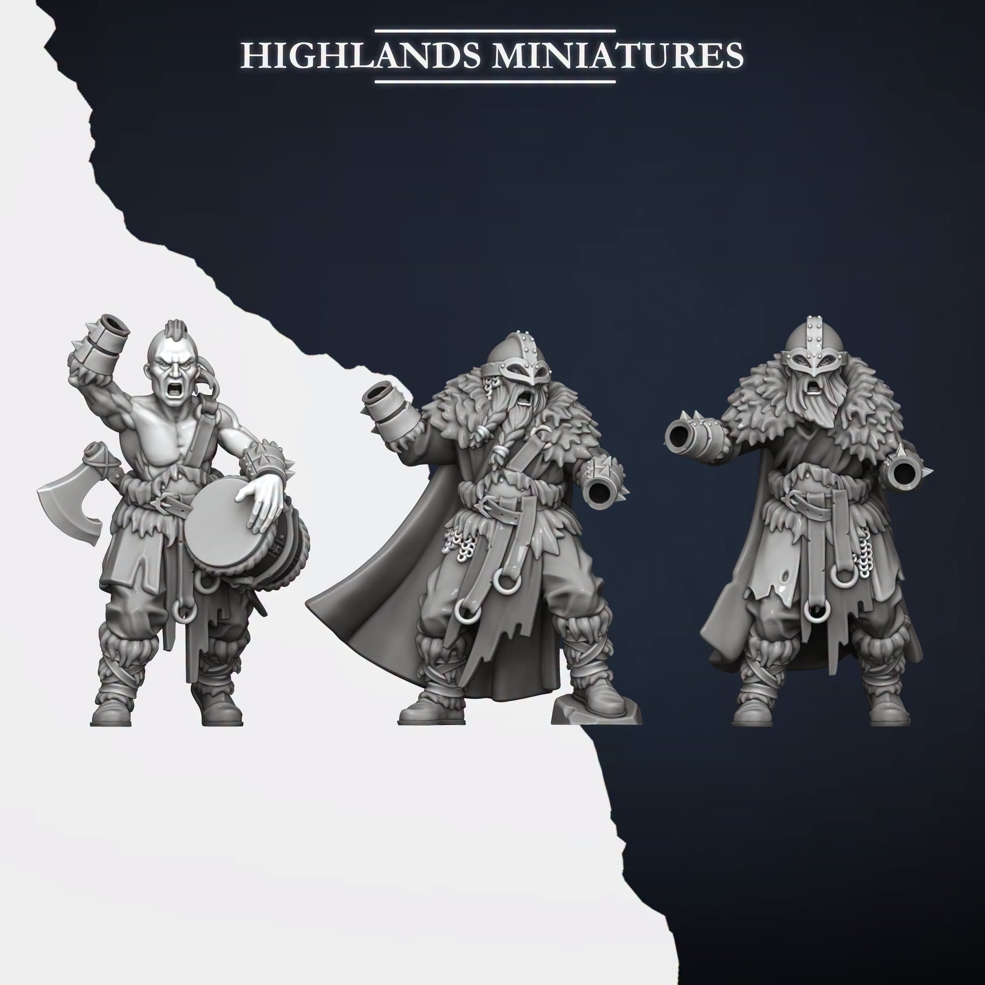 Norse Raiders 2 Handed Weapons Unit - 25mm to 32mm