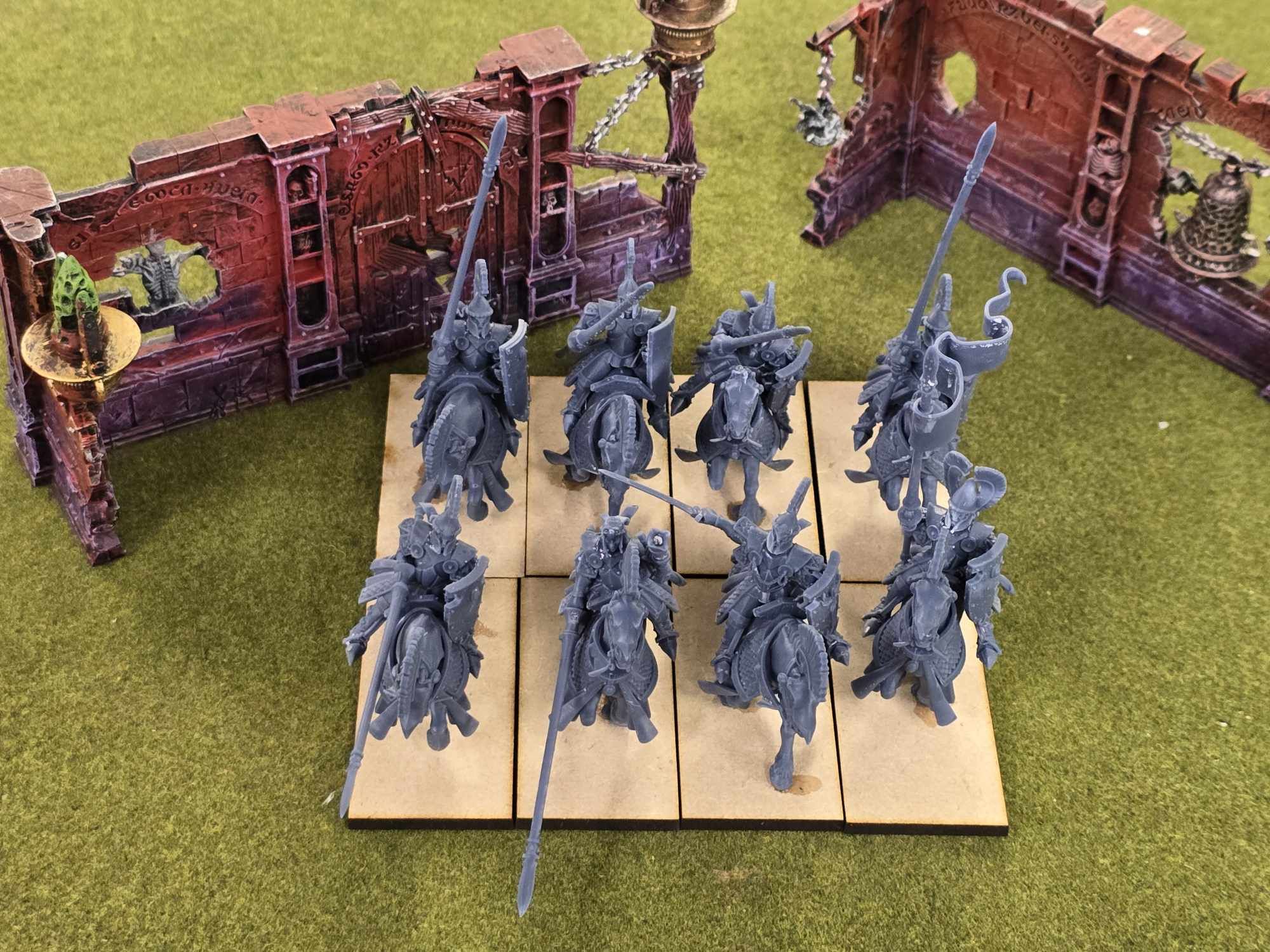 Aegean Elf Cavalry Unit - 25mm to 32mm - Highland miniatures