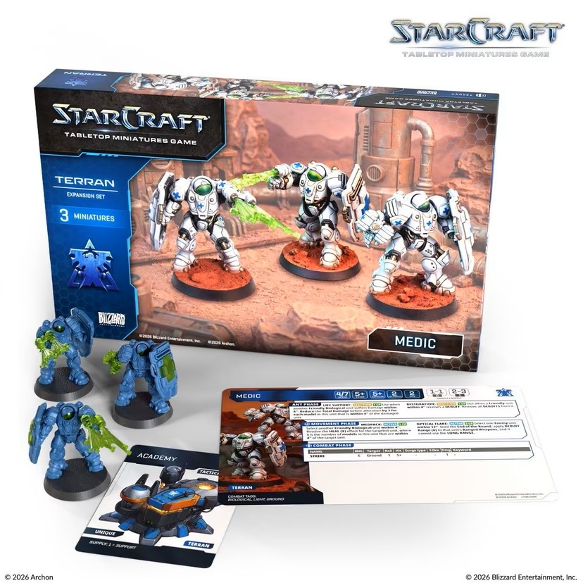 StarCraft: Medic - Terran - Expansion Set- PRE ORDER