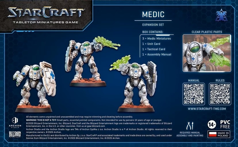 StarCraft: Medic - Terran - Expansion Set- PRE ORDER