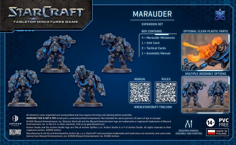 StarCraft: Marauder - Terran - Expansion Set- PRE ORDER