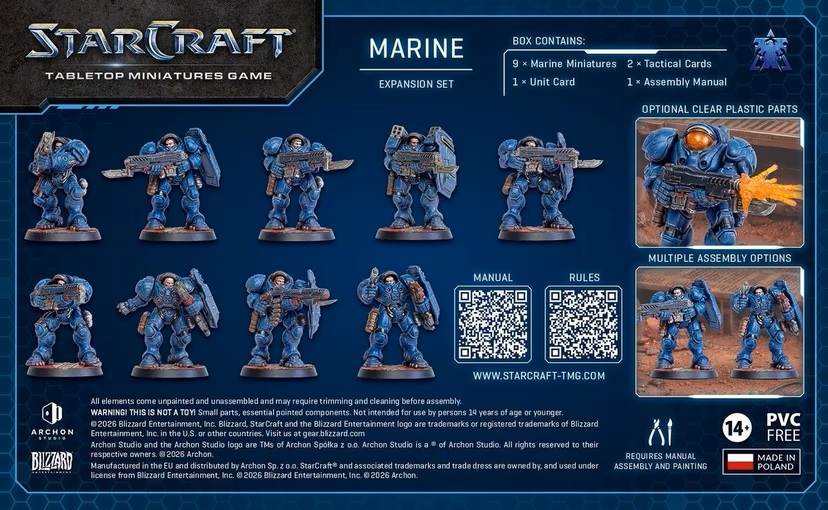 StarCraft: Marine - Terran - Expansion Set- PRE ORDER