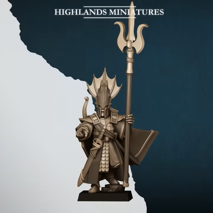 Aegean Elf Lord of the Sea - 25mm to 32mm