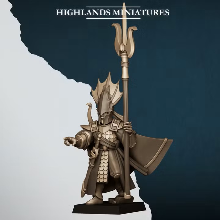Aegean Elf Lord of the Sea - 25mm to 32mm