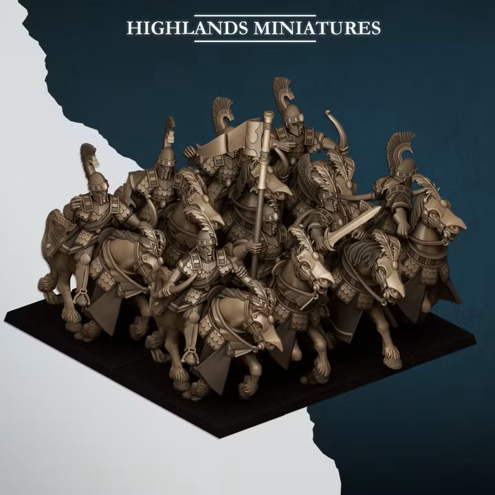 Aegean Elf Sea Hippies Mounted Unit - 25mm to 32mm
