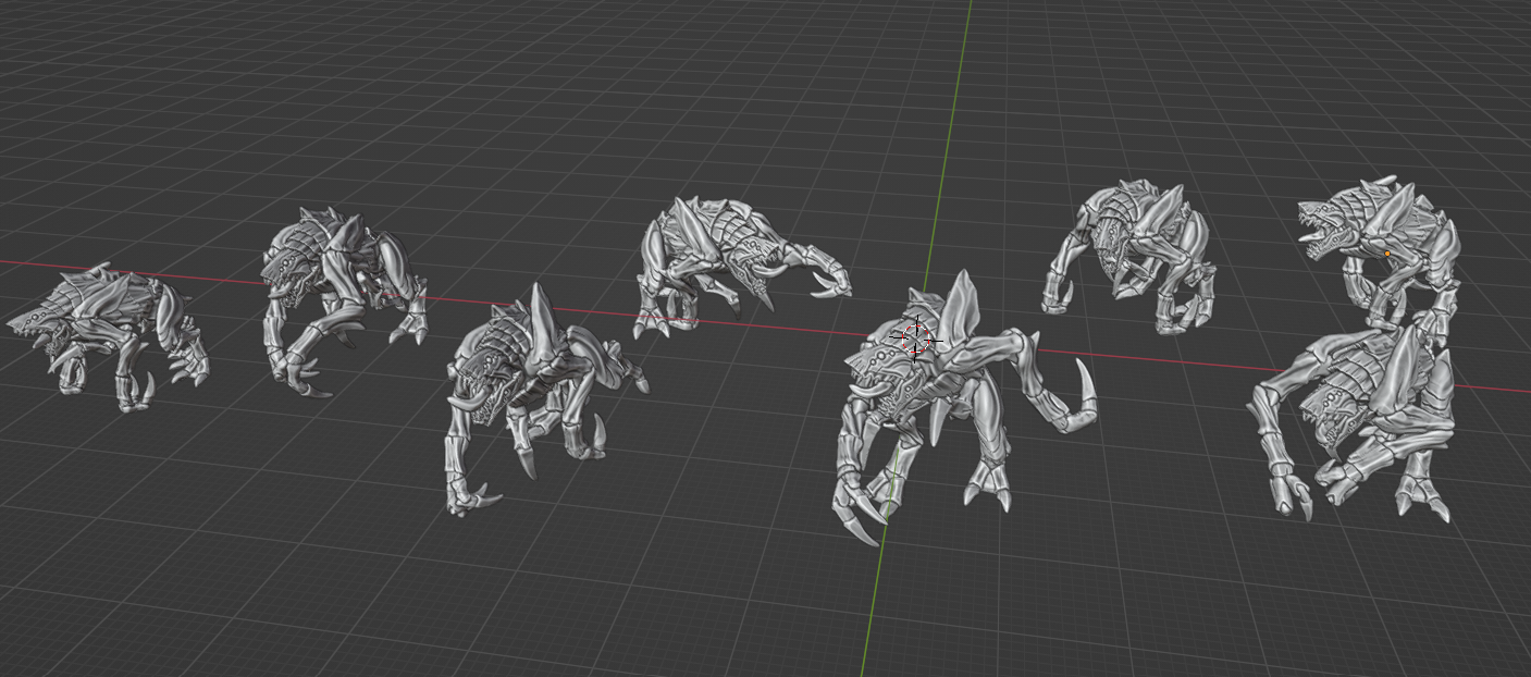 Space room Alien Set - 15mm - Rok Miniatures