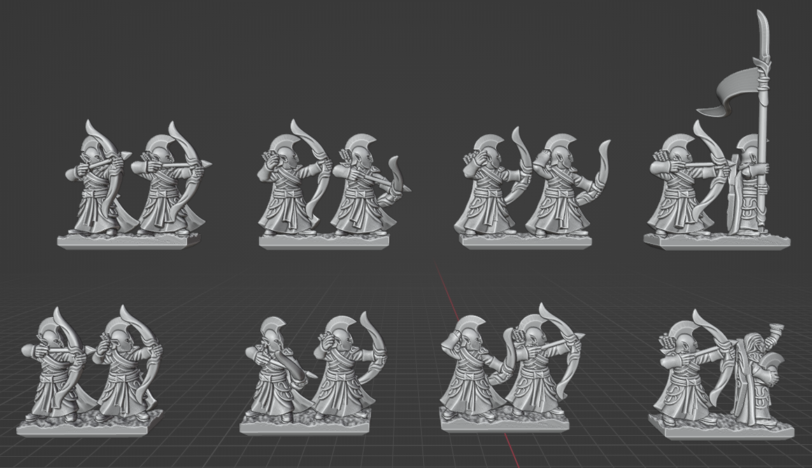 Elves of the Past Age - 10mm ROK Miniatures