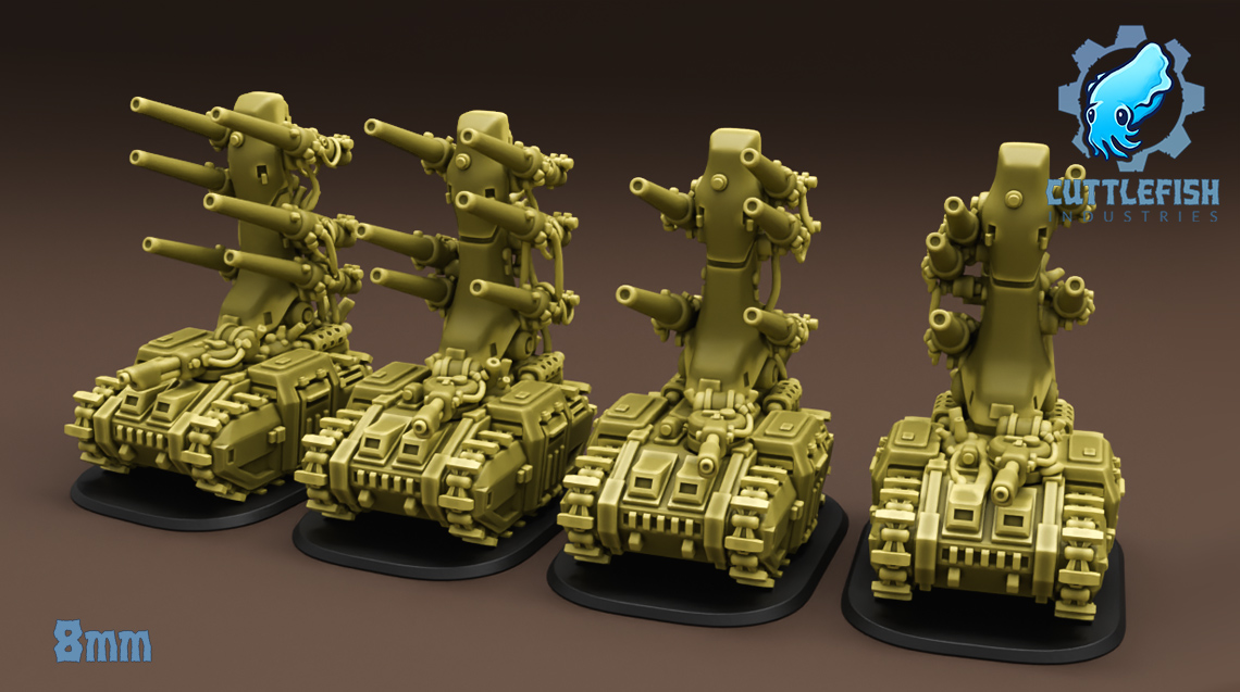 Infected Artillery Towers - 6mm - 8mm